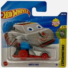 Hot Wheels Experimentors Serisi Quick Chat, 2025 Özel Sürüm, Gümüş ve Kırmızı, Die-Cast Metal Oyunca