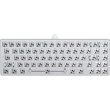 Glorious Pc Gaming Race Keyboard Barebone 2 (White Ice - Compact Tkl Hibrid)