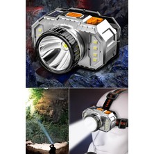 Munico Güçlü Ultra Ledli Kafa Lambası Profesyonel Kamp Bisiklet Sürüş Kafa Lambası Dağçı Deprem Kurtarma