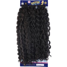 DS LLC Ieg™ Sister Afro Dalgası Saç-Kahverengi 4 DSLLC-RSİEG248
