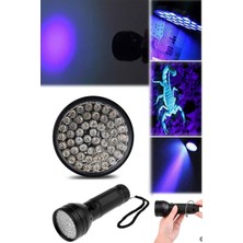 Munico Uv Mor Işıklı El Feneri Aliminyum Ultraviyole Mor Renkli Dedektör Lambalı Parmak Izi Ayak Izi Göster