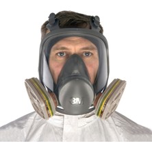 3M Gaz Duman ve Sis Için Tam Yüz Gaz Maskesi (Filtre Ile Birlikte)