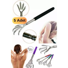 Munico 5 Adet Sırt Masajı Araçları Için Teleskopik Sırt Kaşıyıcı Paslanmaz Çelik Çubuk