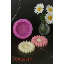 Poyrish PK1001864 - Silikon Kalıp Mum Kalıbı Papatya