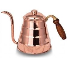 UltraMint Bakır Tiryaki Demlik, Kırmızı Düz, Şık ve Dayanıklı Çay Demliği