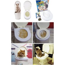 Munico Yavru ve Yetişkin Kedi Kum Haznesi Profesyonel Tuvalet Eğitim Seti Evde Kolay Kullanım