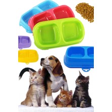 Munico Kabı Köpek Hayvanlara 5 Hayvanları Boy Mama ve Sokak Su Büyük Iki Bölmeli Kedi Içi  Için Ideal Seçim