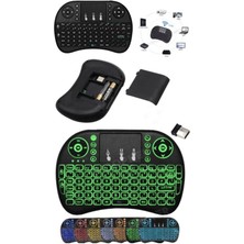 Munico Kablosuz Mini Klavye Mouse Uzaktan Kumandalı Android Tv Pc Laptop Uyumlu Akıllı