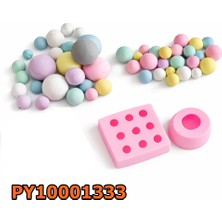 Poyrish 1035 - Silikon Kalıp Mum Kalıbı - Bubble Set