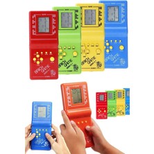 Munico Çocuklara ve Çocuk Ruhlu Kalanlara Özel LCD Ekranlı Klasik Tetris Oyuncağı Eğlence Seti Sesli Makine