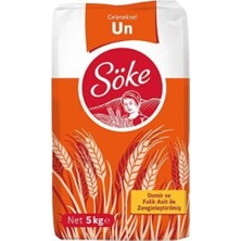 Söke Geleneksel Buğday Unu (5 Kg) X6 Adet