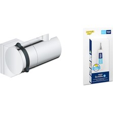 Grohe Vitalio Universal Duş Başlığı Tutucu + 2 Adet Quickglue Banyo Ürünleri Yapıştırıcı Seti