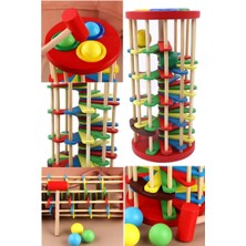 Munico Ahşap Topu Renk El-Göz Algısı Seti Ahşap Eğitimi Eğitici Oyuncak Koordinasyon Vuru  Için Ideal Seçim