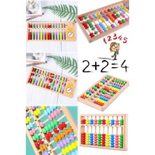 Munico Okul 13'lü Hesaplama Abaküs Montessor Aracı Eğitim Öğretim Aracı Öğrenme Oyuncak M  Için Ideal Seçim