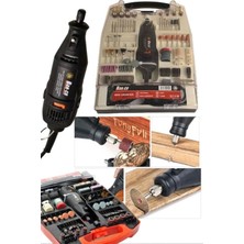 Munico Ahşap Metal Plastik Delme Uçları Testere Seti Pro Profesyonel Taşlama Zımpara 300 Parça Makine Set