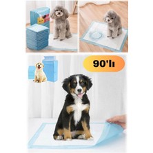 Munico 90 Adet Büyük Boy 90 x 60 cm Köpekler Için Eğitici Su Geçirmez Emici Köpek Çiş Pedi Idrar Pedi