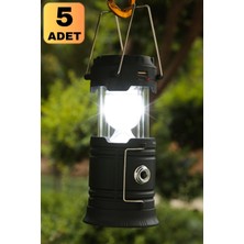 Munico 5 Adet Güneş Enerjili Şarj Edilebilir Afet Deprem Için Askılıklı Taşınabilir El Feneri ve Kamp La #3