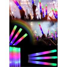 Munico 12 Adet Renkli Sünger Kızdırma Çubuğu Köpük Çubuk Konser Büyük Kızdırma Çubuğu Parıltılı Çubuk Renk