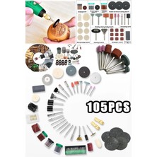 Munico Zımpara 105 Başlık Parlatma Taşlama Taşlama Kiti Gravür Taş Başlıkları Seti Ahşap   Için Ideal Seçim