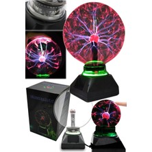 Munico Plazma Gece Lambası Kıvılcımlı Küre Plazma Topu Masa Lambası Eğlenceli Işık