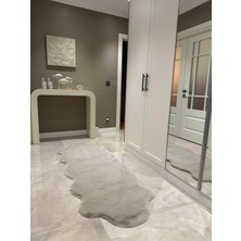 Doğuş Peluş Halı Ultra Soft Bej Yumuşak Dokulu Peluş Halı Çift Kafa Post