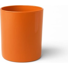 Poyrish Renkli Cam Bardak Liberty - Opak Turuncu 142 Op