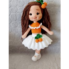 Portakal Karnaval Bebek Amigurumi Organik