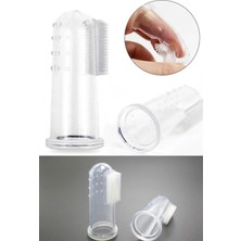 Munico Bebekler & Evcil Hayvanlar Için Ideal Diş Ağız Bakım Fırça Silikon Bebek Diş Fırçalama Zarar Vermez