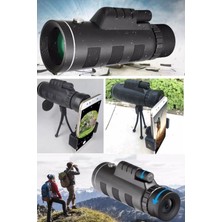 Munico Hd Pusulalı Telefon Dürbünü LED Kızılötesi 50X60 Ultra Hd Zoom Dış Mekan Optik Lens