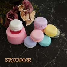 Poyrish PK1000665 - Silikon Kalıp Mum Kalıbı - Küçük Makaron