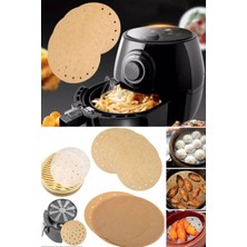 Munico 100 Adet Torba Hava Fritöz Vapur Astarlar Delikli Ahşap Hamuru Kağıt Yapışmaz Buharda Pişirme Mutfak