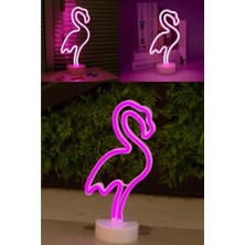 Munico Lambası Aydınlatması Pro Şık Neon Gece Masa Tasarım Ledli Dekoratif Flamingo Neon   Için Ideal Seçim