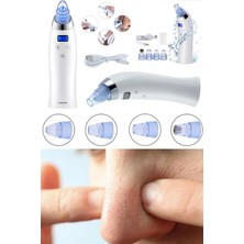 Munico Yüze Genç Görünüm Sağlayan Şarjlı 4 Başlıklı Sivilce Çekici Vakum Temizleme Azaltıcı