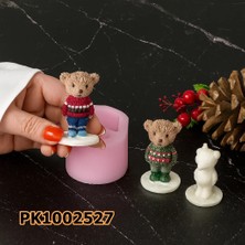 Poyrish PK1002527 - Silikon Kalıp Mum Kalıbı - Minik Teddy Ayıcık