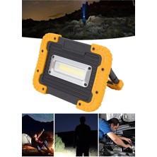 Munico LED Aydınlatma 750 Lümen Şarjlı Kamp Inşaat Çalışma Geceyi Gündüze Çeviren Şarjlı Işıldak Lamba Pro