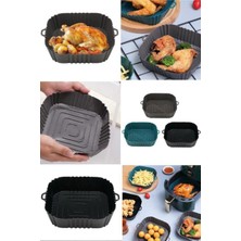 Munico Kare Şeklinde Airfreyler Için Kaliteli Vizon Silikon Sağlıklı Yapışmaz Ömürlük Taban Pişirme Matı