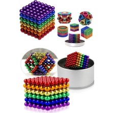 Munico 216 Parçalı Manyetik Top Küre Değişik Newton Kurallı Eğitici ve Stres Giderici Oyuncak Manyetik Oyun