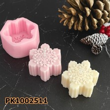 Poyrish PK1002511 - Silikon Kalıp Mum Kalıbı - Yuvarlak Desen Kartanesi