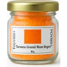 Poyrish Turuncu Granül Mum Boyası 10 gr