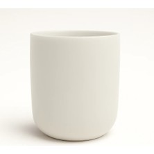 Poyrish Renkli Cam Bardak Ikonik - Mat Opak Beyaz 4737-TQ