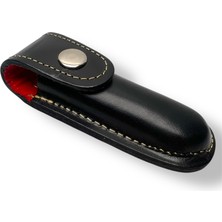 Çarşıbaşı41 Deri Çakı Kılıfı Bıçak Kılıfı No:2 Siyah (Kapalı Hali 8cm - 10CM Arası Çakılar Içindir)