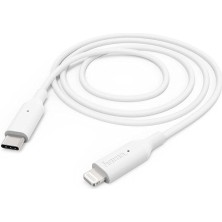 Hama Usb-C - Lightning Kablo, 1m, Beyaz