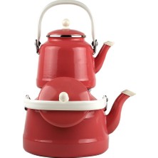 UltraMint Mega Boy Vintage Çaydanlık, 1.8 L, Alev Emaye Serisi