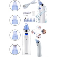 Munico 4 Başlıklı Kadınlara Özel Kaliteli Yüz Siyah Nokta ve Sivilce Çekici Vakum Temizleme