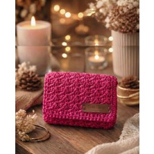 El Yapımı Örgü Bozuk Para Cüzdanı ve Kartlık - Şık Gece Portföyü