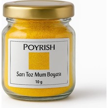 Poyrish Toz Mum Boyası Sarı 8 gr