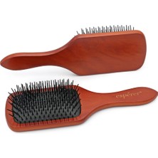 DS LLC Ieg™ Ahşap, Topuzsuz ve Kahverengi Saç Açma Fırçası - JT8586-BROWN DSLLC-RSİEG248