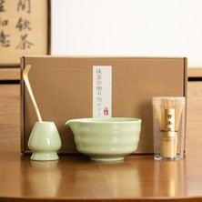 UltraMint Doğal Matcha Seti, Japon Çay Seti, Bambu Çırpıcı ve Seramik Kase ile Keyifli Anlar