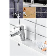 Munico Gümüş Simli Fayans Arası Gaga Uçlu Kullanıma Hazır Derz Dolgu 160GR Hazır Derz Fayans Dolgusu Gümüş