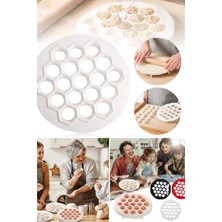 Munico Mantı Yapma Aparatı Kaliteli Pratik 61 Bölmeli Petek Şekilli Pratik Mantı Kesici Kalıbı Mantımatik